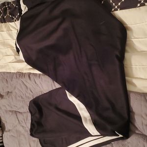 Mens small black and white galaxy athletic pants. Never worn